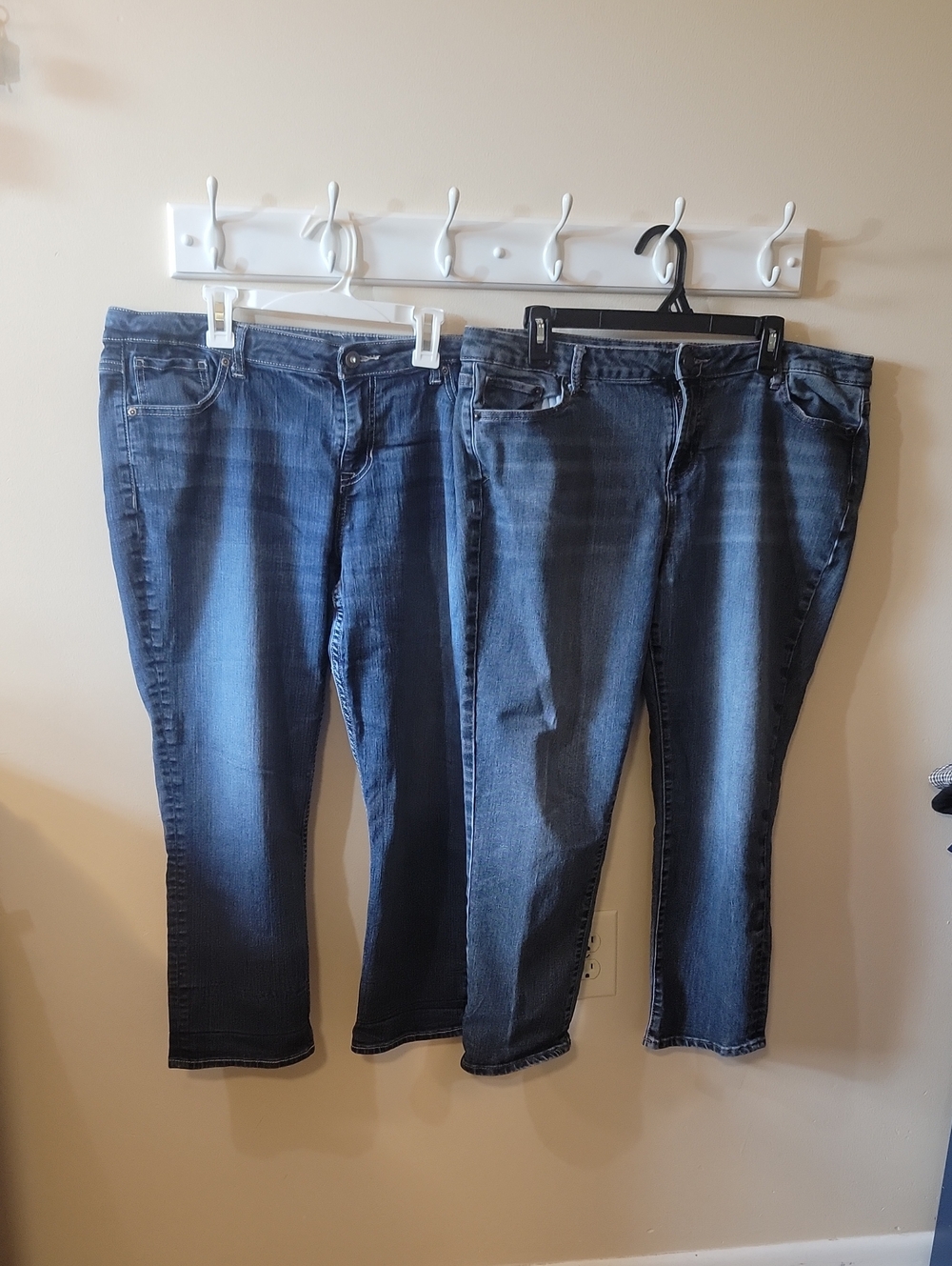 2 For 1! Crop Denim Jeans